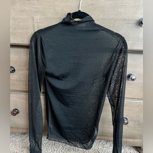 Free People sheer black layering piece ✨ 💯 size small.